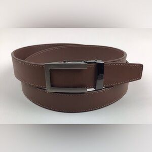 Anson adjustable leather belt size 40-47 brown